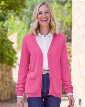 Ladies Merino Cardigan